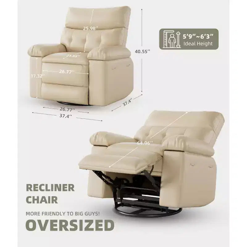 Fauteuil inclinable extra large