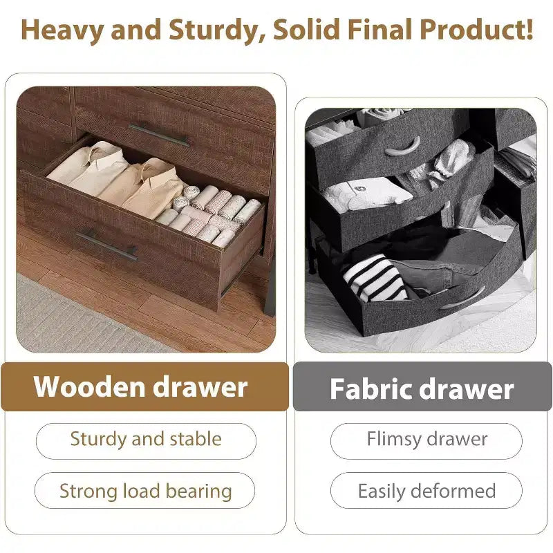 Armoire de rangement en bois grande capacité
