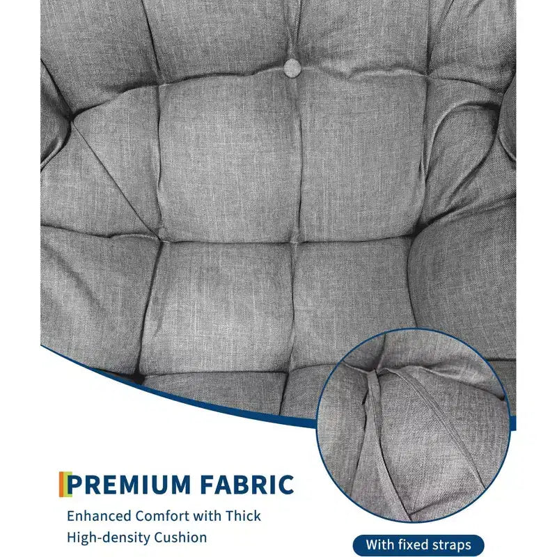 Fauteuil à bascule Papasan d'extérieur