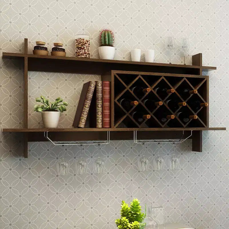 Étagère de rangement murale pour boissons