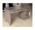 Wooden home office desk with 5 storage drawers suitable for office use