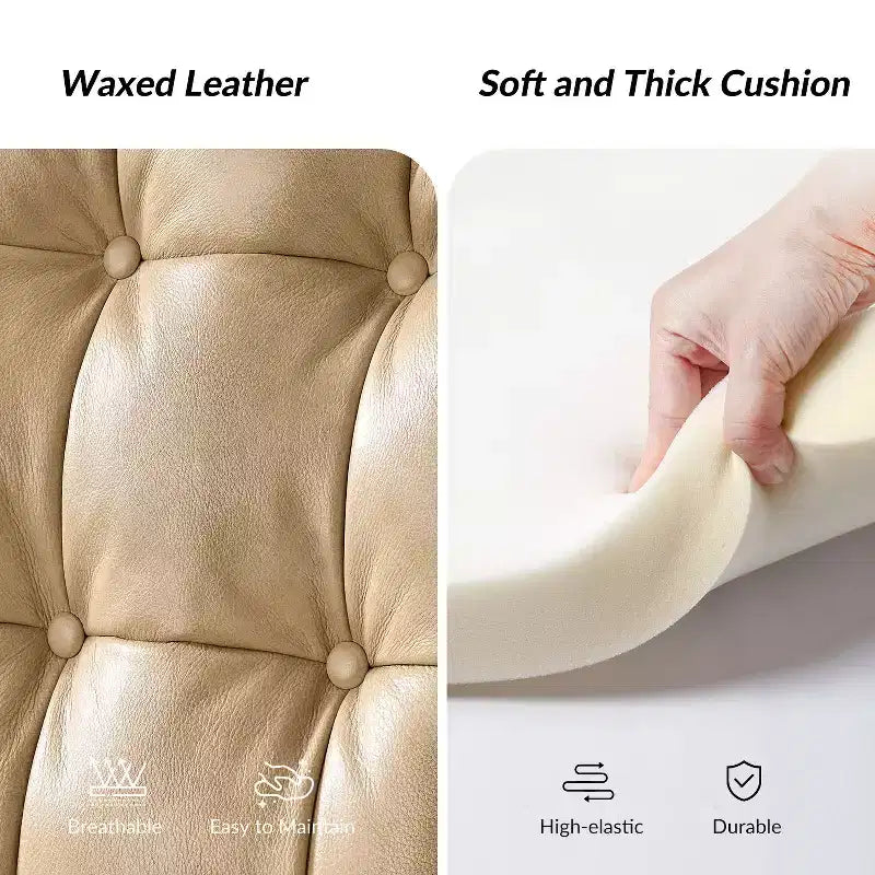 Fauteuil relax électrique en cuir véritable