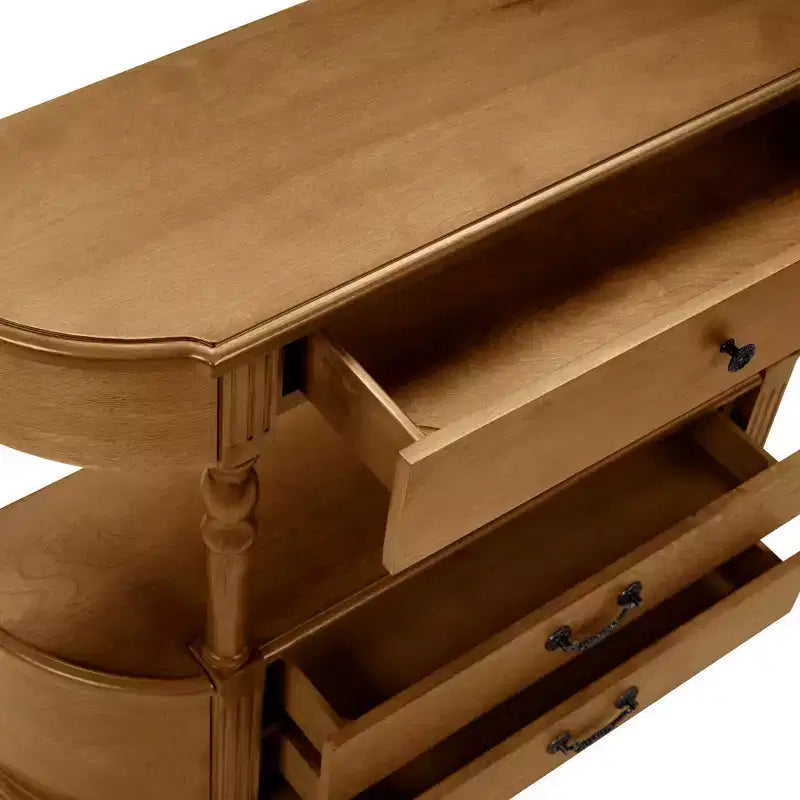 Console rétro incurvée