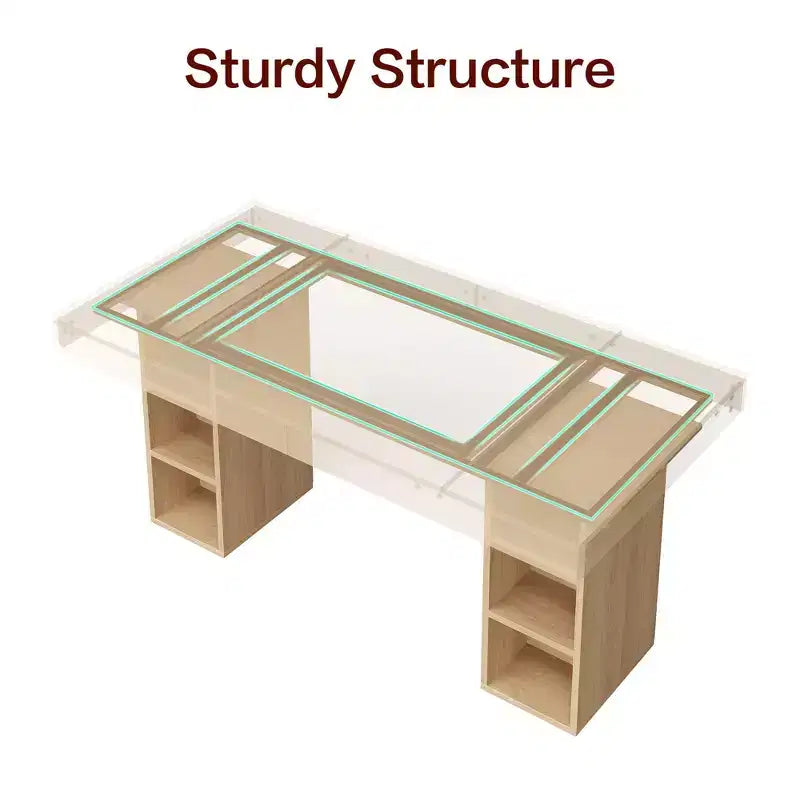 Grande table à manger de cuisine en bois