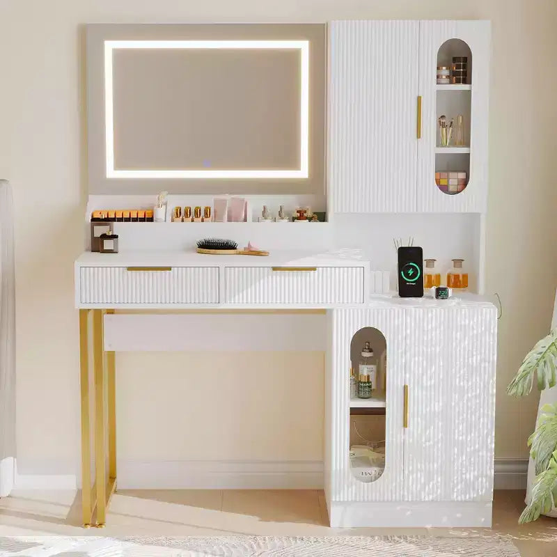 Coiffeuse moderne encastrée