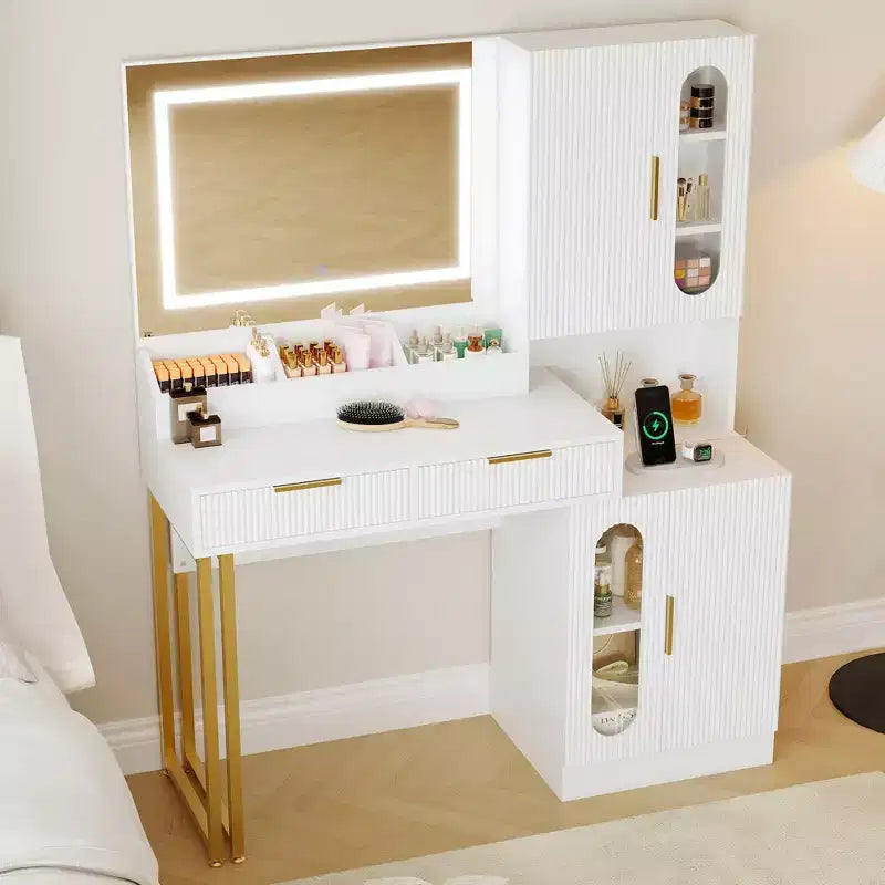 Coiffeuse moderne encastrée