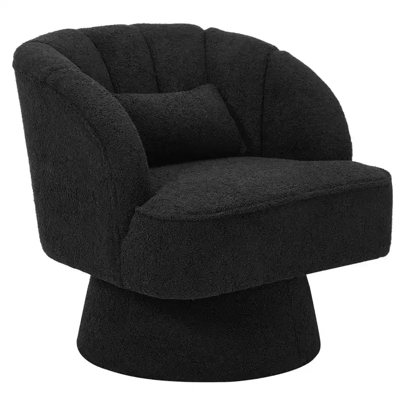 Fauteuil lounge cylindrique pivotant moderne
