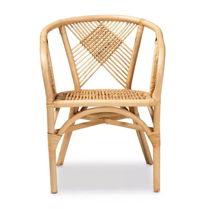 Chaise de salle à manger en rotin