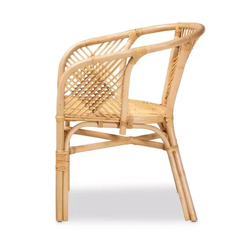 Chaise de salle à manger en rotin