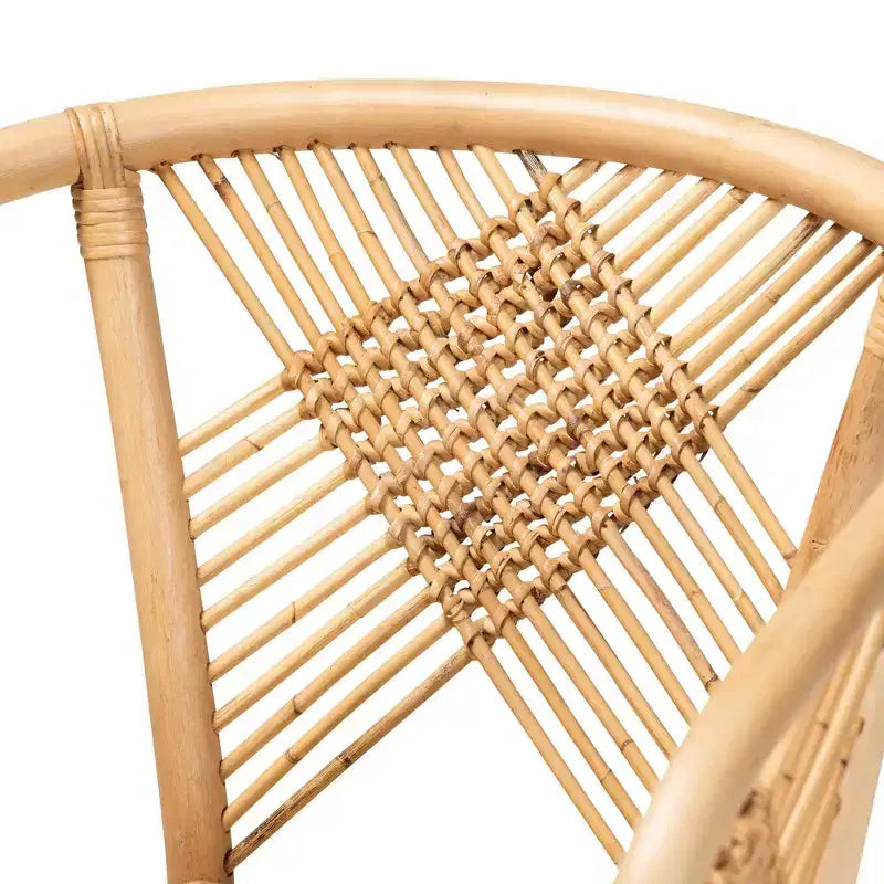 Chaise de salle à manger en rotin