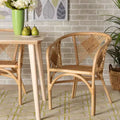 Chaise de salle à manger en rotin