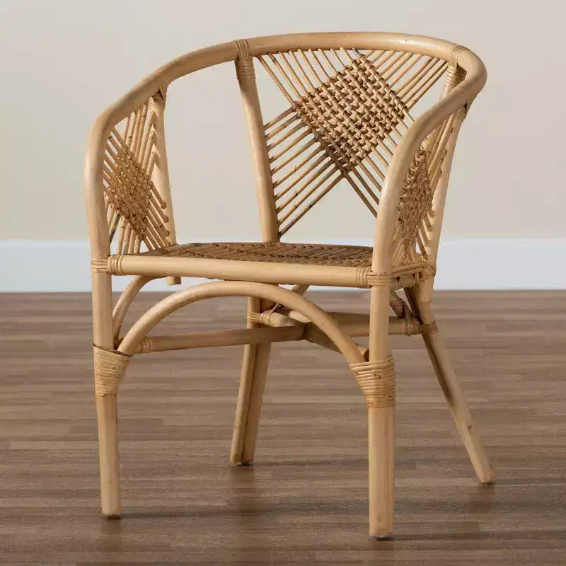 Chaise de salle à manger en rotin