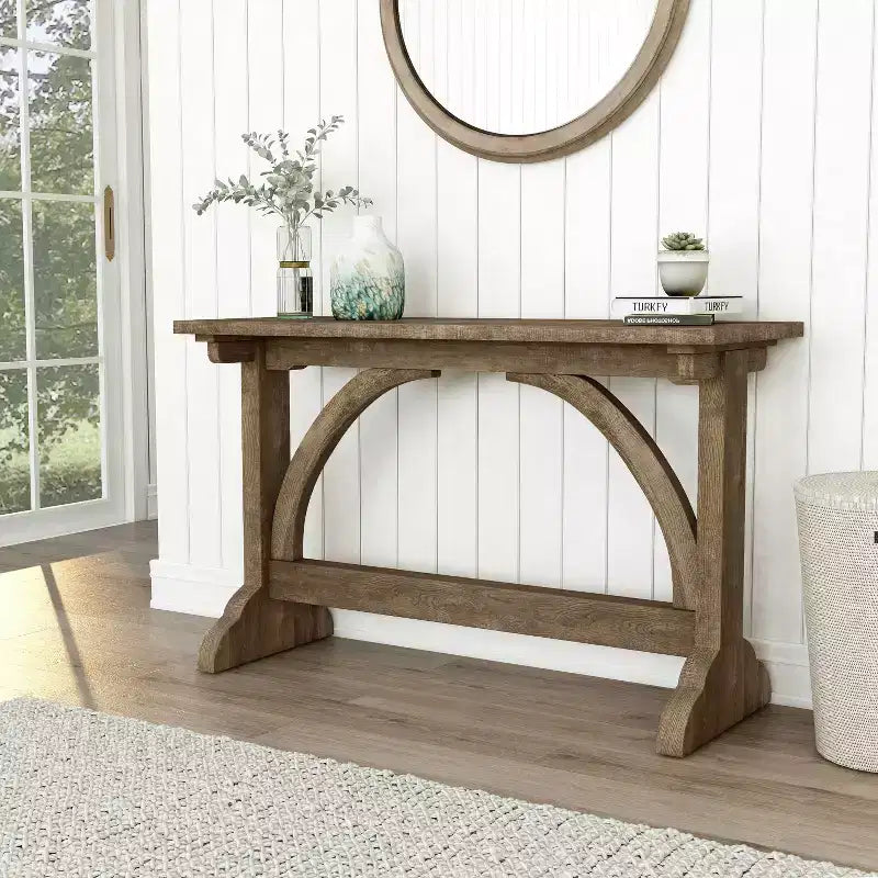 Console double piétement